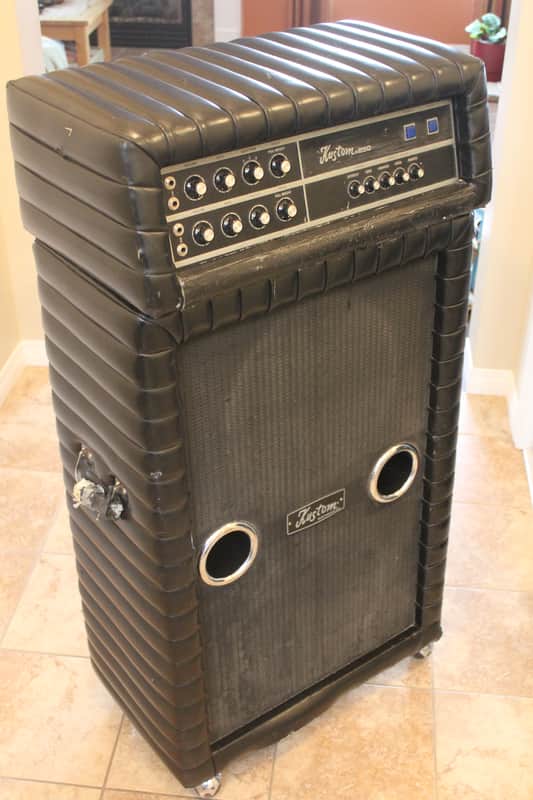 Kustom K250-2 Guitar Amplifier with Speaker Cabinet image 1