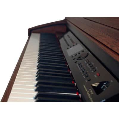 Suzuki CTP-88 Classroom Teaching Piano w/ Bench, Mahogany Wood Grain image 3