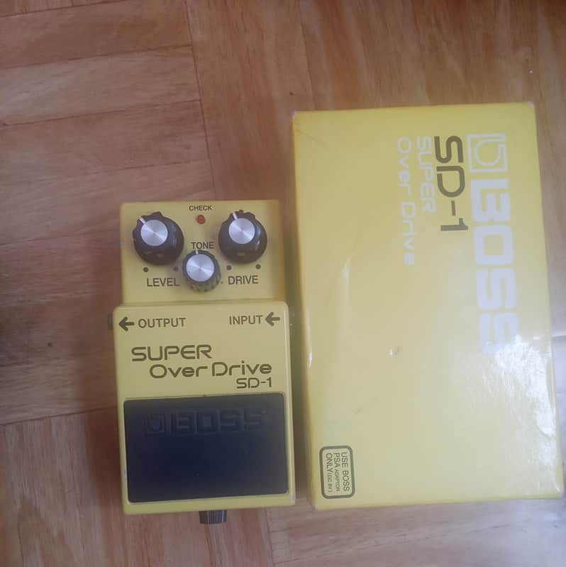 Boss SD-1 Super OverDrive JRC4558DD chip Taiwan image 1
