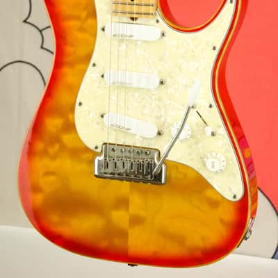 Used Zion RT Classic Electric Guitar, Vintage Cherry Burst, OHSC image 5