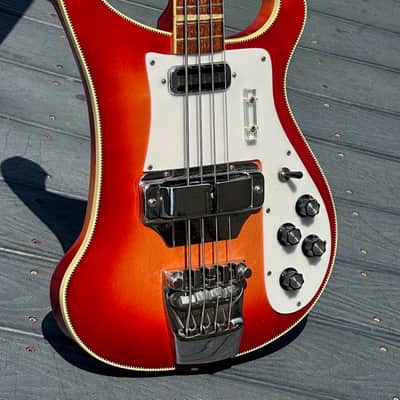 Rickenbacker 4001 "Mono" Bass 1968 - a dead mint Fireglo example w/an original Bill of Sale ! image 3