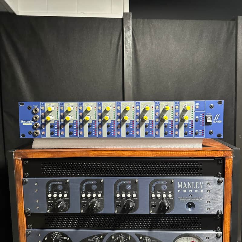 Focusrite ISA 828 MkII mic pre with ADN8 8-channel A/D Card image 1