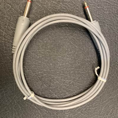 Late 1960’s Fender grey instrument cable N.O.S. With original ties image 2