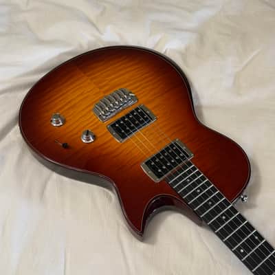 2007 Taylor SB1 Standard Electric Guitar - Flame Maple Top - Made in USA - Aged Cherry Sunburst - Free Pro Setup image 3