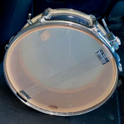 1970's Werco Snare Drum 5x14" Blue Sparkle MIJ image 4