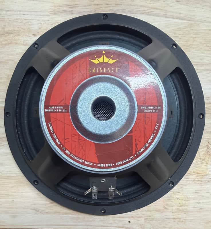 Eminence 10inch 4ohm Speaker from an Ampeg SVT-210AV 2022 image 1