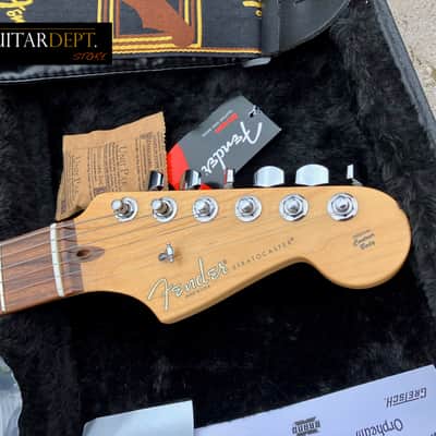 ♚ PRISTINE ♚2014 Fender American Standard Stratocaster HSS *USA♚BLACK♚Custom Shop PuPs image 6