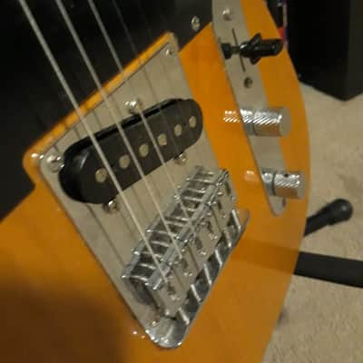 Fender Squier Affinity Butterscotch Blonde Telecaster 2014 with maple neck image 8
