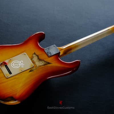 Fender Stratocaster American Sienna Sunburst Maple Made in USA Aged Relic image 13