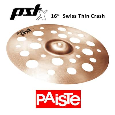 Paiste PST X Swiss Thin Crash Cymbal (PSTXSWTHINC16) image 2