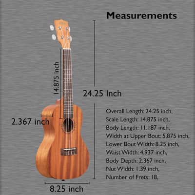 Kala KA-15C Satin Mahogany Concert Ukulele w/ Gig Bag image 8