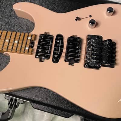 NEW ! Jackson Custom Shop Dinky HSH - Roasted Maple Neck & Fretboard - DK - Shell Pink - Authorized Dealer - 8.1 lbs - G06854 image 8