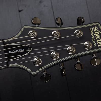 Schecter Blackjack SLS C-7 Passive SBK - Satin Black image 6