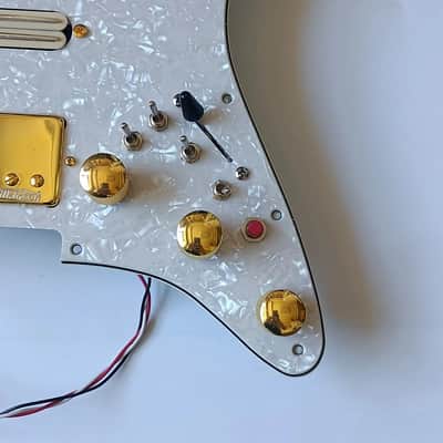 HSH Guitar Prewired Loaded Strat Style Pickguard, Wilkinson Alnico Pickups, MultiFunction Switches image 2