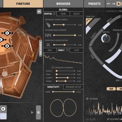 Inspired Acoustics Inspirata Immersive Edition Reverb Workstation Software (Upgrade From Personal Edition, Download) image 13