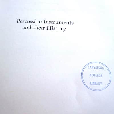 James Blades: Percussion Instruments and Their History Book - Vintage image 5