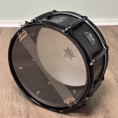 Pearl JJ1365 Joey Jordison Signature 13x6.5" Steel Snare Drum with SKB Padded Bag 2010s - Matte Black with Slipknot Logo image 22