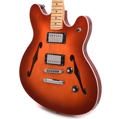 Squier Affinity Series Starcaster Deluxe Sienna Sunburst image 2