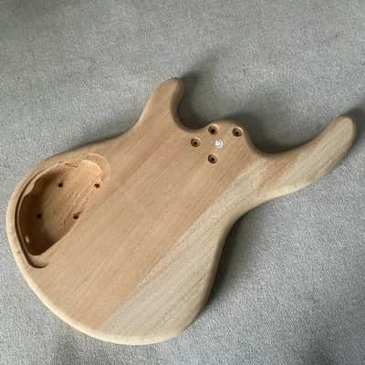 Mahogany Wood 4 String Bass DIY Project Body image 2