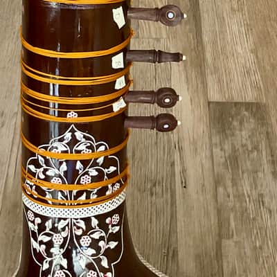 Shahidali-Miraj Professional Handmade Sitar w/ Hardshell Case image 10