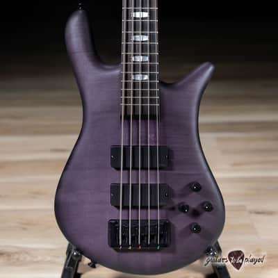 Spector Euro 5 LX Neck-Thru 5-String EMG Bass – Nightshade image 2