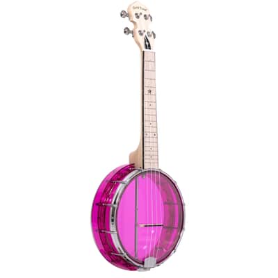 Gold Tone LG-A Little Gem Amethyst Banjo-Ukulele w/Bag image 11