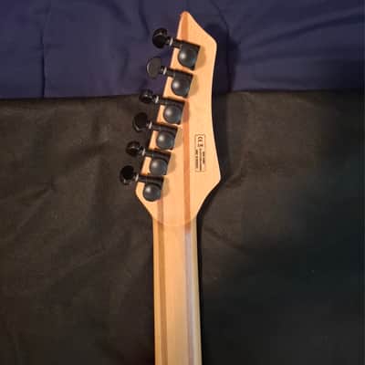 Harley Benton Amarok-BT BKBL Flame Burst 27-Inch 6-String Baritone (DISCONTINUED) image 7