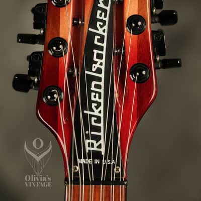 1995 Rickenbacker 360/12 string BT Fireglo w/BLACK hardware + binding!!! image 3