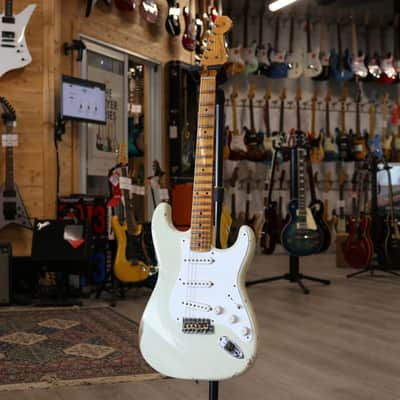 Fender Custom Shop S24 Fat 54 Stratocaster - Maple Fingerboard, Aged India Ivory image 15