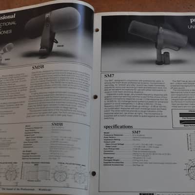 Shure Microphones and Circuitry Products vintage catalog booklet brochure. 1982 image 7