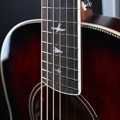 Immagine PRS SE P20E Parlor Acoustic Guitar Fire Red Burst #110 - 11