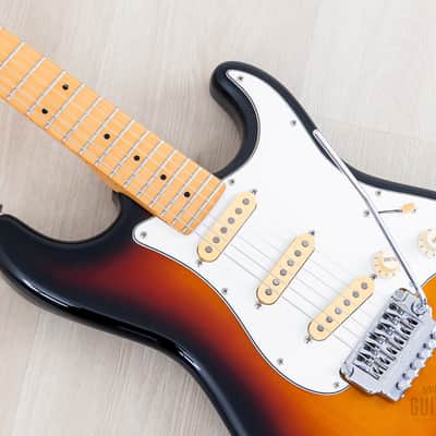 1985 Fender Boxer Series Stratocaster ST557 Sunburst w/ Blade Shooter, Japan MIJ Fujigen image 7