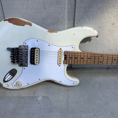 EVH Frankenstein Series Relic White With Upgrades image 4