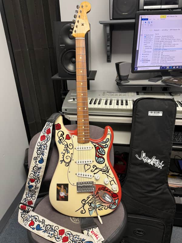 Fender Jimi Hendrix Artist Series Signature Monterey Stratocaster 2017 - 2018 - Monterey Graphic image 1