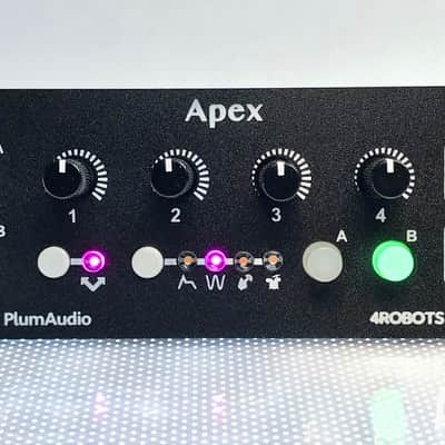 Plum Audio Apex 4ROBOTS - Eurorack dual channel multi function module for Intellijel 1U 2020 Silver image 4