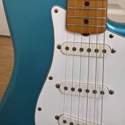 1982 Blue Fernandes Revival Stratocaster image 5