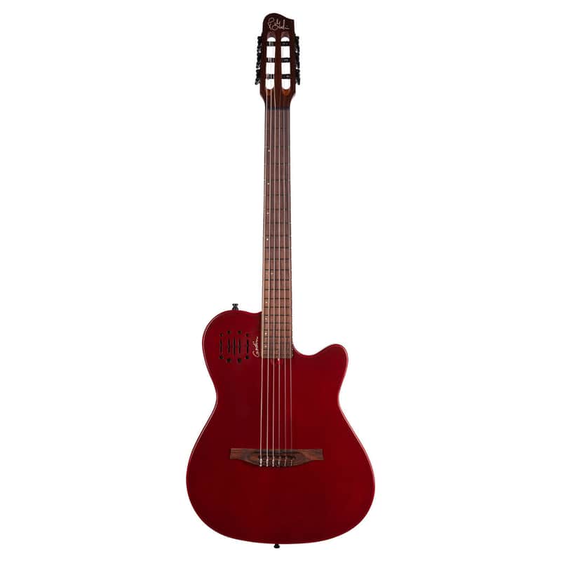 Godin Multiac Mundial Electric Guitar – Arctik Red Multi