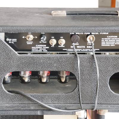 1970's Fender PA100 Tube PA Head & Speakers, Serviced, New Power Tubes, New Filter Caps image 12