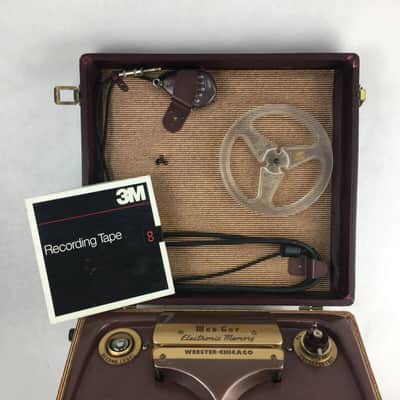 Vintage Webster Chicago WebcorTape Recorder 210-1 with Case & Microphone image 2