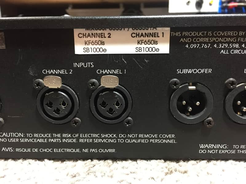 EAW MX800i Electronic Crossover for KF650 and SB1000 | Reverb