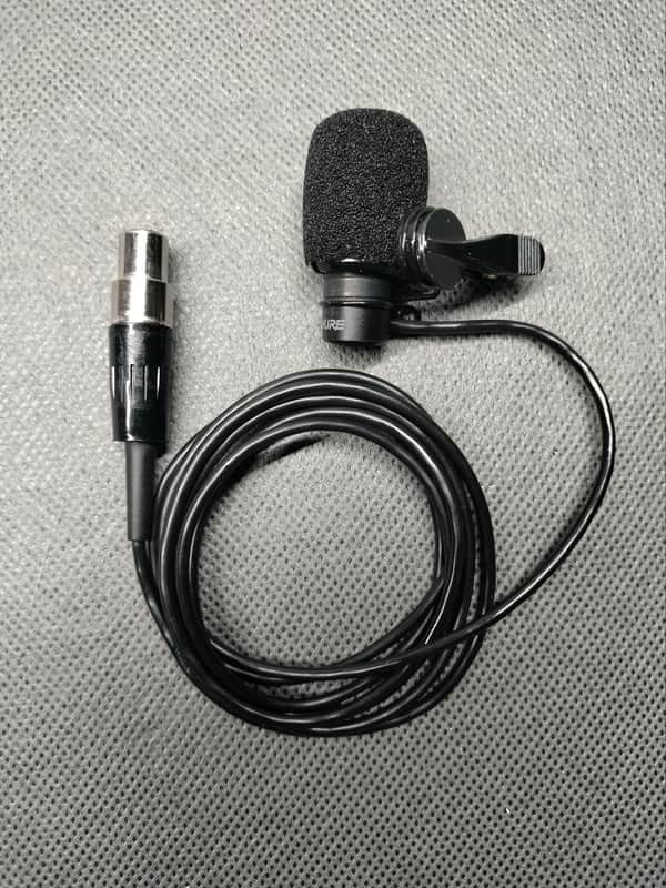 Shure WL185 Cardioid Condenser Lavalier Mic with 4' TA4F Cable 2013 - Present - Black image 1