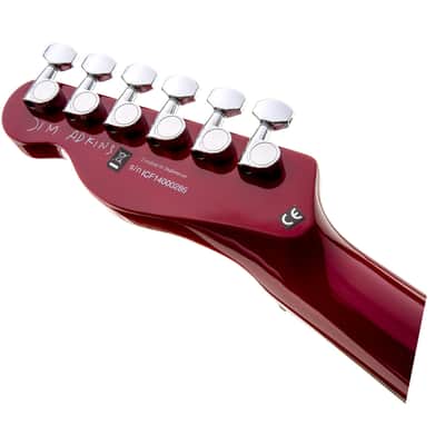Used Fender Jim Adkins JA-90 Telecaster Thinline - Candy Apple Red image 5