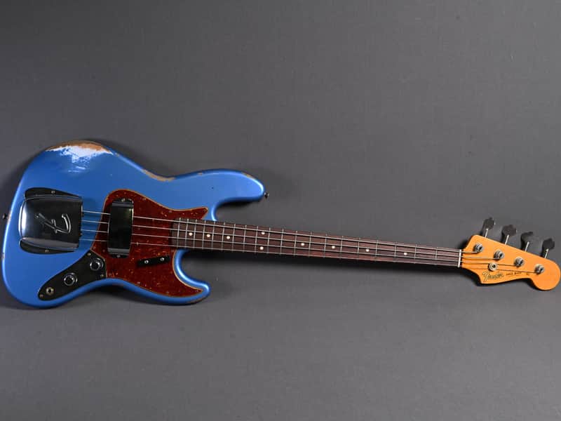 Fender Custom Shop Jazz Bass 1962 Heavy Relic 2022 Lake Placid