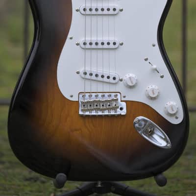 Fender Custom Shop Vintage Custom 1955 Stratocaster, NOS, Maple Fingerboard - Wide-Fade 2-Color Sunburst image 1