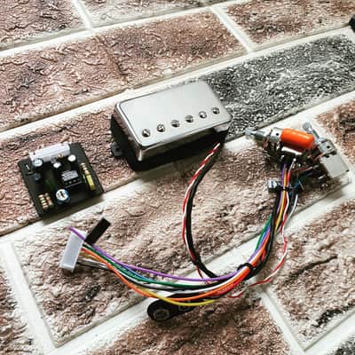 Veyz Sustainer Pickup W/ Seymour Duncan Blackout AHB-1 Complete wiring harness | Push Pull version | DHL Express Shipment | image 12