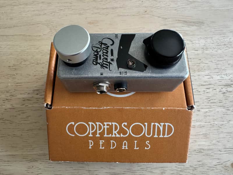 Coppersound Pedals Gravity Bomb V1 Clean Boost  2020 - Present - Raw Silver image 1