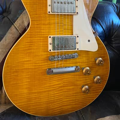Gibson Custom Shop Historic VOS 1958 Les Paul Standard Reissue Lemon Burst R8 image 2