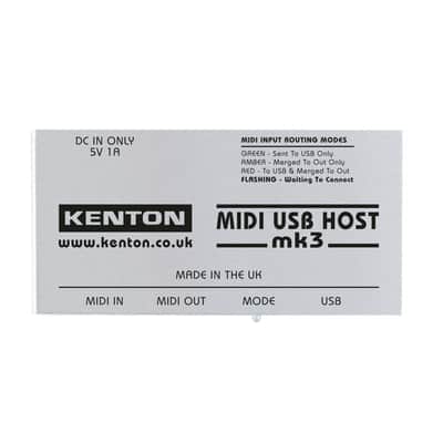 Kenton MIDI USB Host mk3 Bidirectional USB Host to MIDI Converter image 4