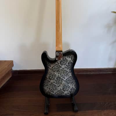 Fender MIJ Limited Telecaster MN Black Paisley 2020-2025 image 6