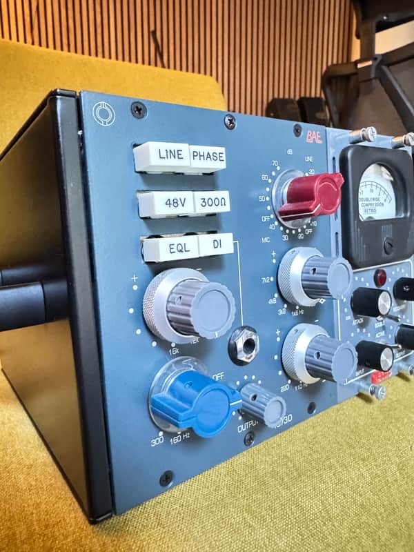 BAE 1073D Deluxe 500 Series Mic Pre / EQ Module 2010s - Blue image 1